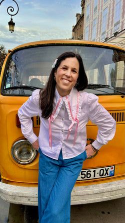 Le Bow Shirt – Baby pink bow