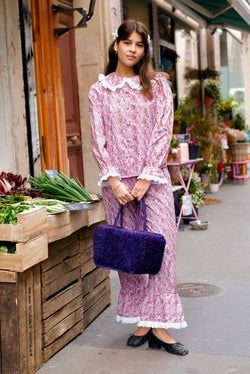 Skye PJ set – floral pink