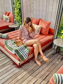 sixtine shirt – floral orange