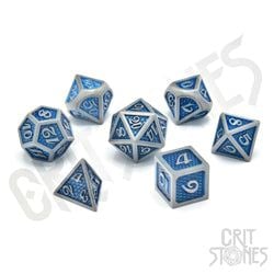 Silver / Blue