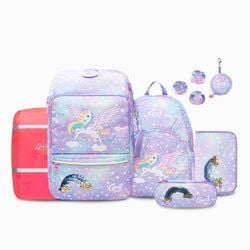 Farbe – Freizeitrucksack-Set- Einhorn