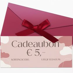 Bedrag – € 5,-
