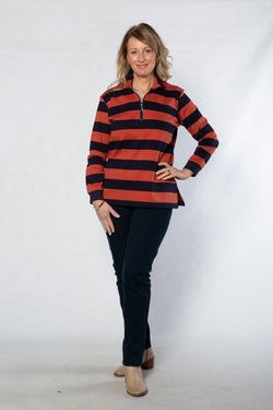 Colour – Rust/Navy