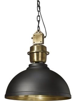 Svart/Mässing 52cm