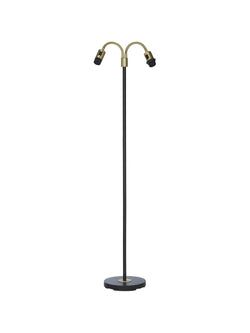 Svart/Mässing 150cm