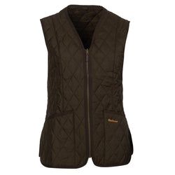 Betty Quilted Zip-In Liners – Dark Olive