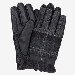 Barbour Fingerless Gloves – Black/Grey