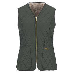 Betty Quilted Zip-In Liners – Olive