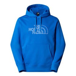 TNF Drew Peak Light Hoodies – Hero Blue-TNF White