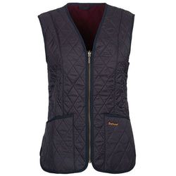 Betty Quilted Zip-In Liners – Navy