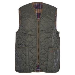 Quilted Zip-In Liners – Olive (Classic Tartan Lining)
