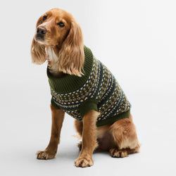 Barbour Dog Jumpers – Olive