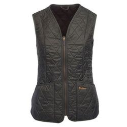 Betty Quilted Zip-In Liners – Dark Olive