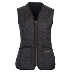 Betty Quilted Zip-In Liners – Black