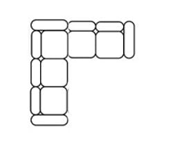 Configuration – 5 Seater L Shape