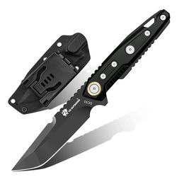 Style – DLC‑Coated DC53 Blade | Black Aluminum Handle