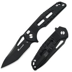 D2 Blade | Black G10 Handle