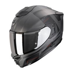 Silver Matt Black Red