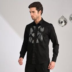 Black leather