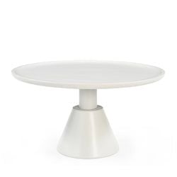 Rond met kegelpoot – Off White