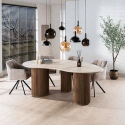 Eetkamertafels – Organisch 215 cm
