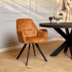 Kleur – Oranje/Goud Velvet