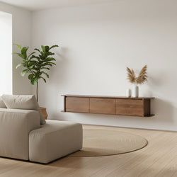 Zwevend 200 cm – Bruin