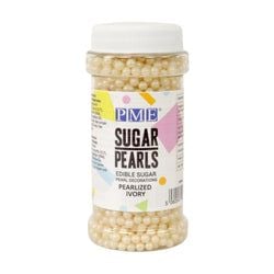 Variant – Pearlized Ivory Sugar Pearls (100g / 3.52oz)