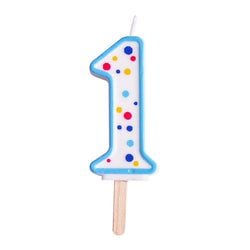 Variant – Number Candle - Large Blue One