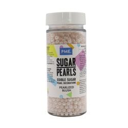 Variant – Pearlized Blush Sugar Pearls (100g / 3.52oz)