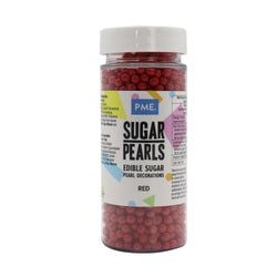 Variant – Red Sugar Pearls (100g / 3.52oz)