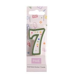 Variant – Number Candle - Small Green Seven
