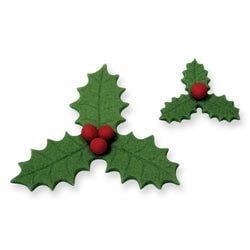 Variant – Three Leaf Holly Plunger Set Of 2