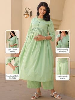 Similar Maternity Set – Green