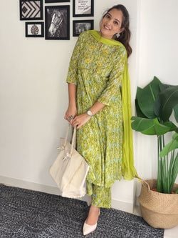 Explore More Suit Set – Lime Green