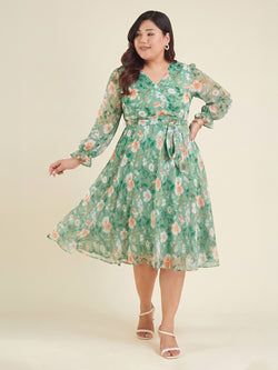Explore More Plus Dress – Mint Green