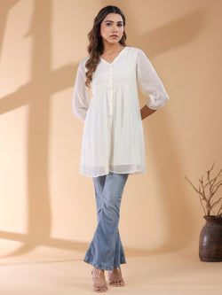 Explore More Tunic – Off White