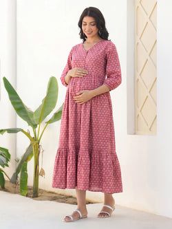Similar Maternity Dress – Pink