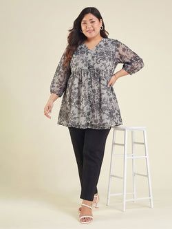 More Georgette Styles – White