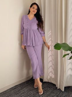 Explore More Co-ord Set – Lavender