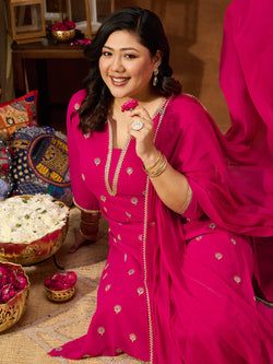 Explore More Plus Size Set – Pink