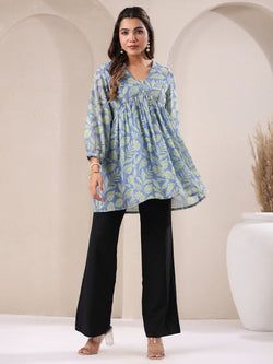 Explore More Tunic – Light Blue
