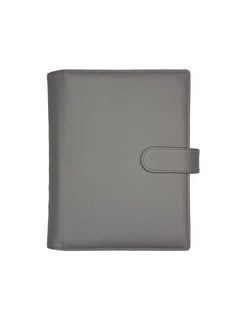 Leather Wrap Covers – Millennial Gray Saffiano Leather Wrap Planner Cover