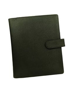Leather Wrap Covers – Nori Green Saffiano Leather Wrap Planner Cover