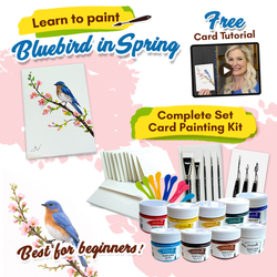 Choose One – Bluebird in Spring - (Full Kit including Tools)