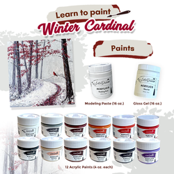 Choose One – Winter Cardinal - (Paints Only)