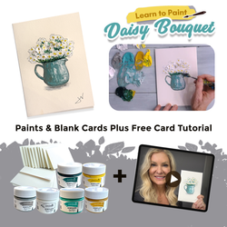 Choose One – Daisy Bouquet - (Paints & Cardstock Only)