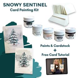 Choose one – Snowy Sentinel - (Paints & Cardstock Only)