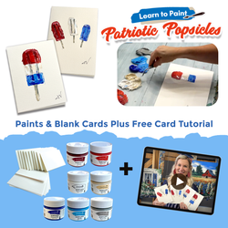 Choose One – Patriotic Popsicles - (Paints & Cardstock Only)