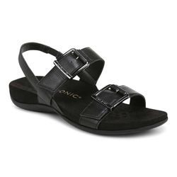 Black Tumbled Leather